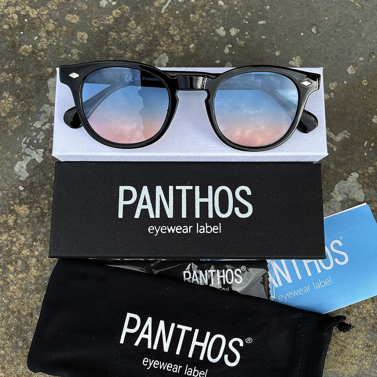 Business / Black Blue Pink Smoke