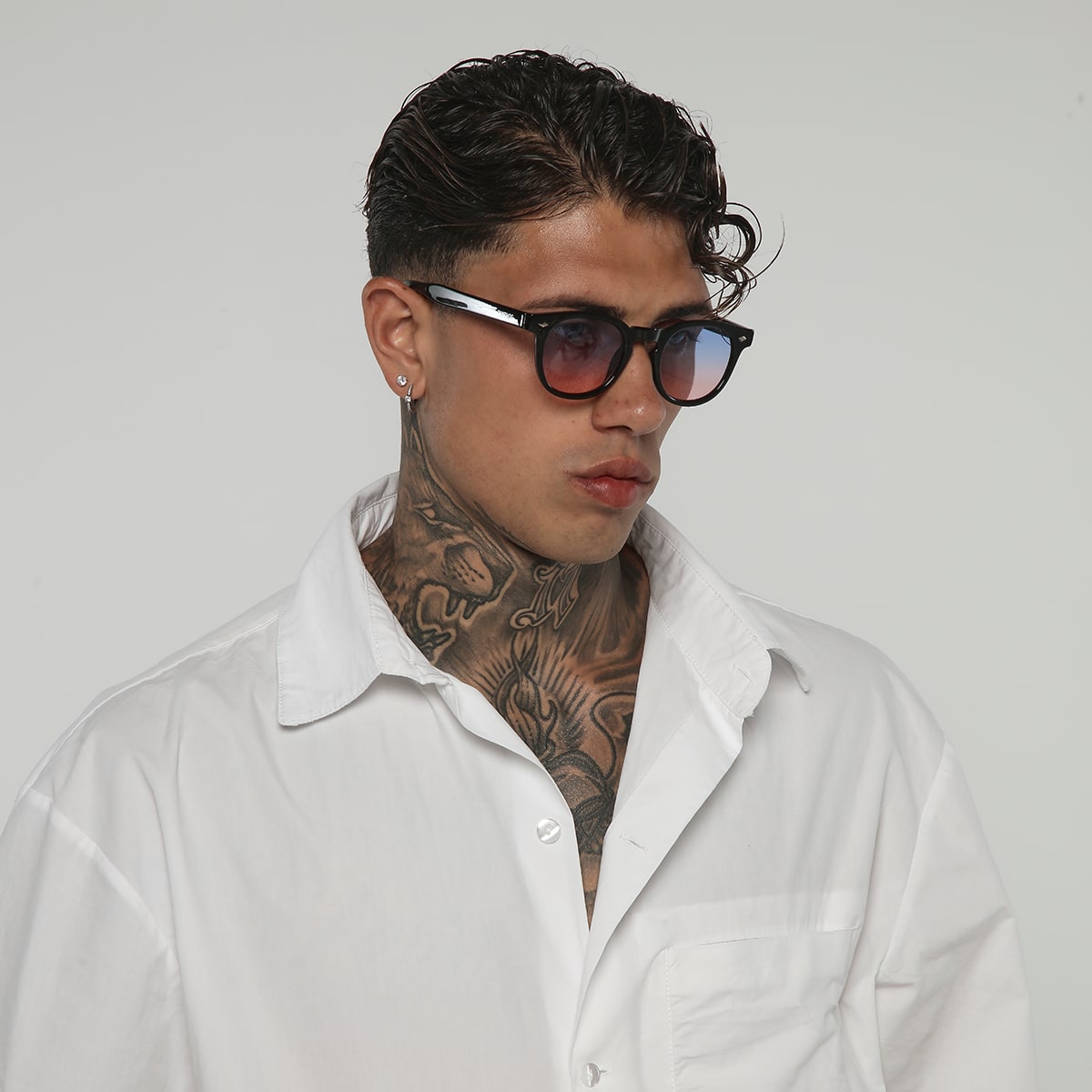 Business / Black Blue Pink Smoke