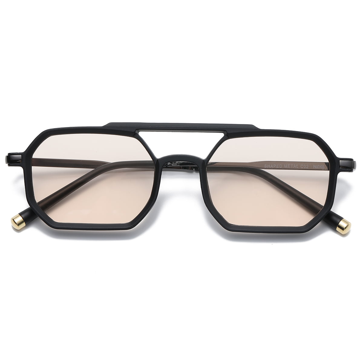 Shaped Metal / Black Orange