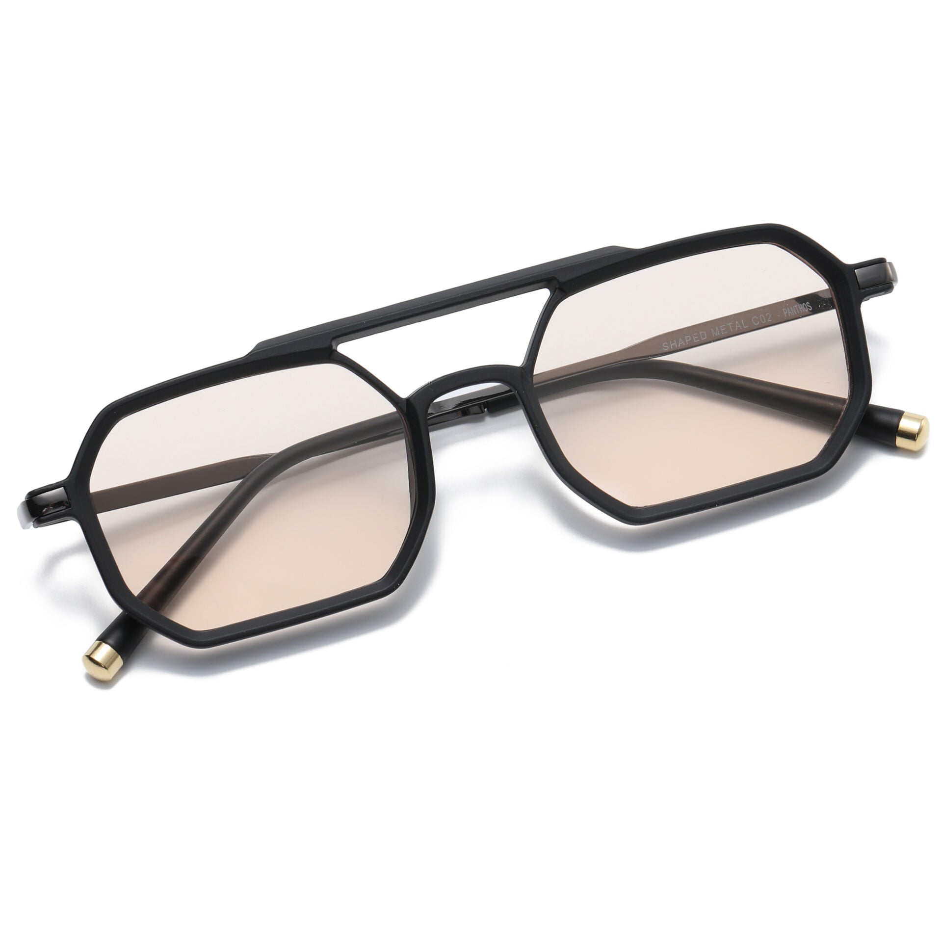 Shaped Metal / Black Orange