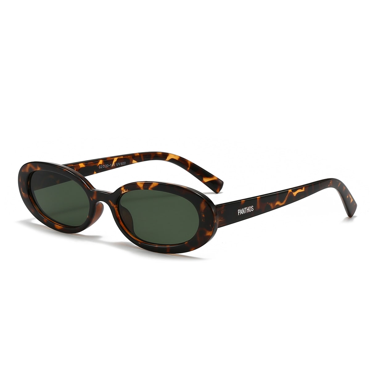 Oval / Tortoise Dark Green
