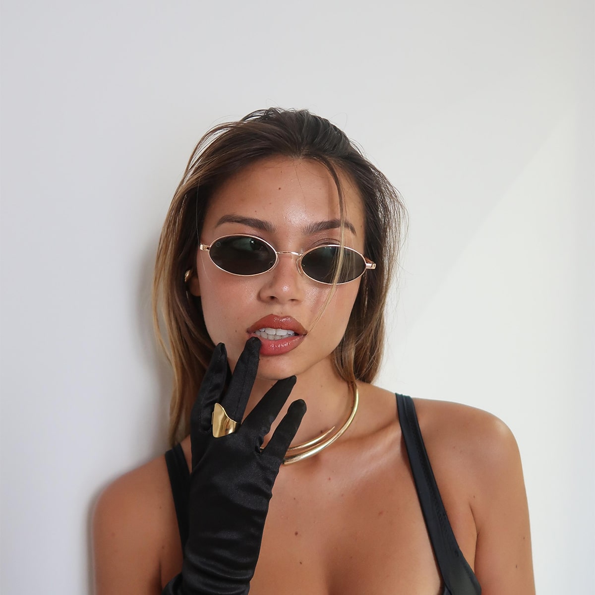 OYMA 07 / C01 - Gold Tortoise Dark Green