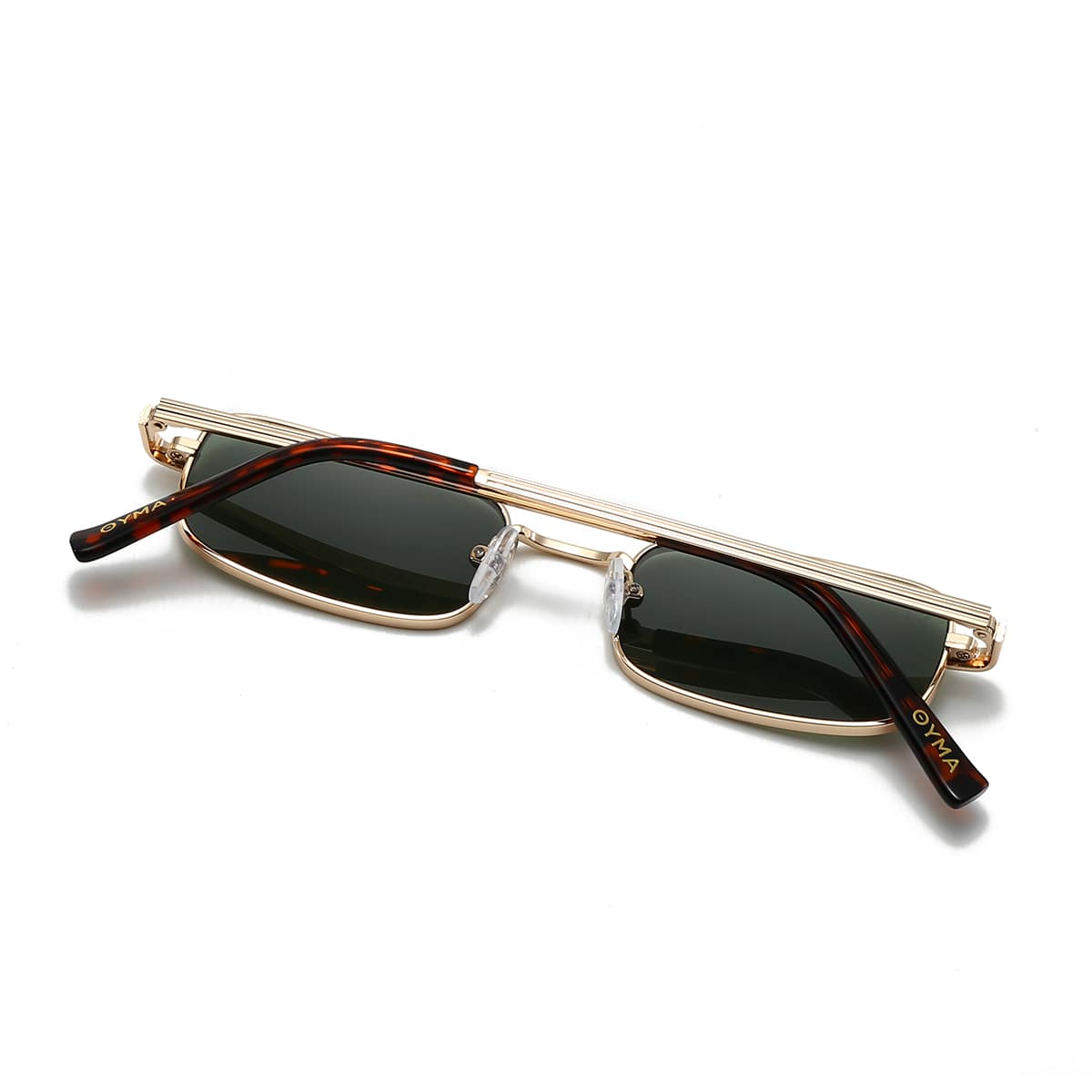 OYMA 08 / C01 - Gold Tortoise Dark Green