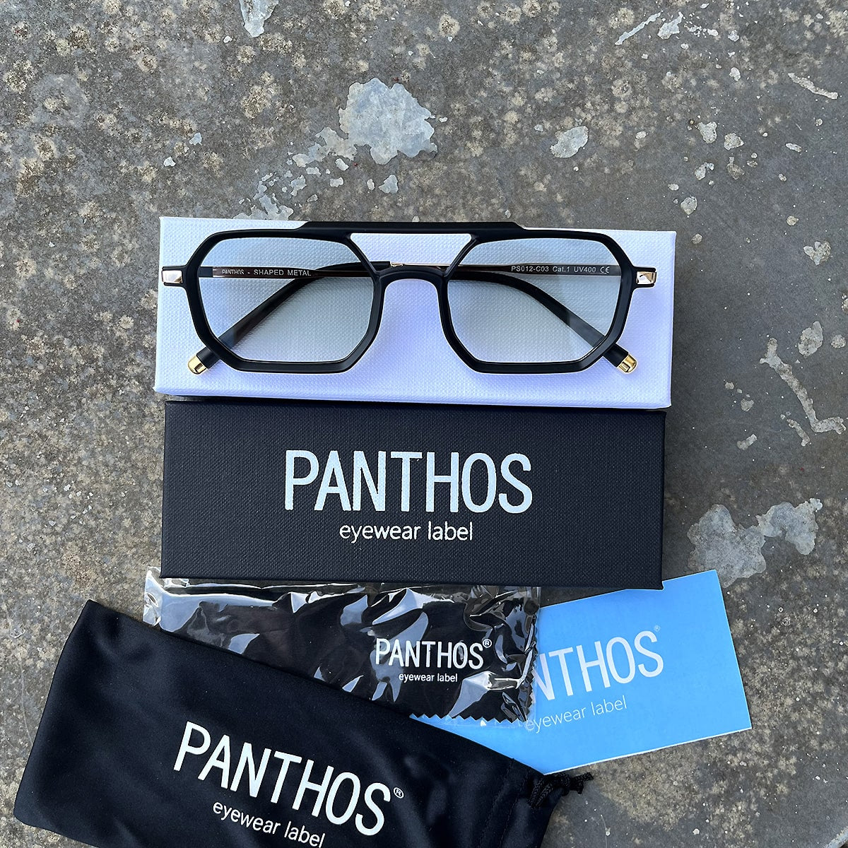 Shaped Metal / Matte Black Green Smoke