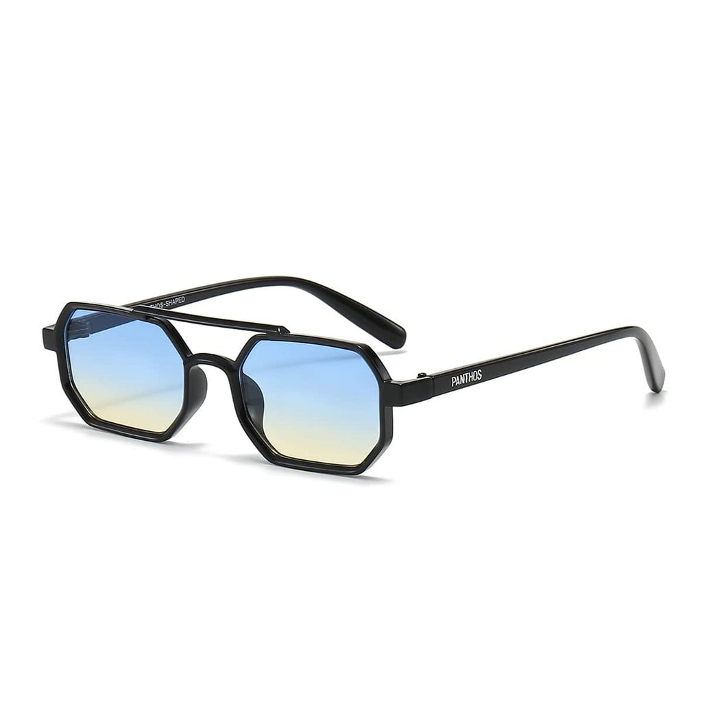 Shaped / Black Blue Yellow Smoked