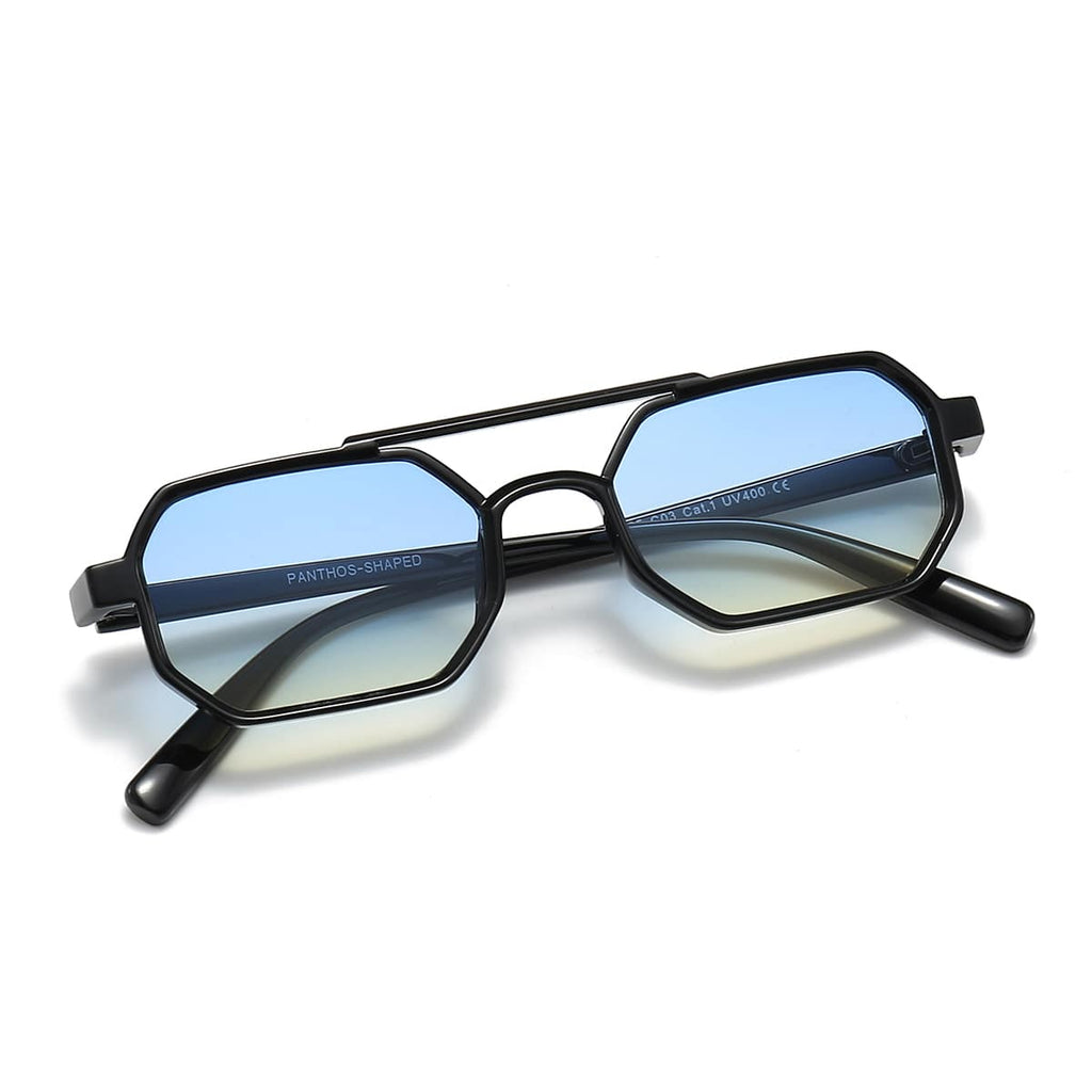 Shaped / Black Blue Yellow Smoked