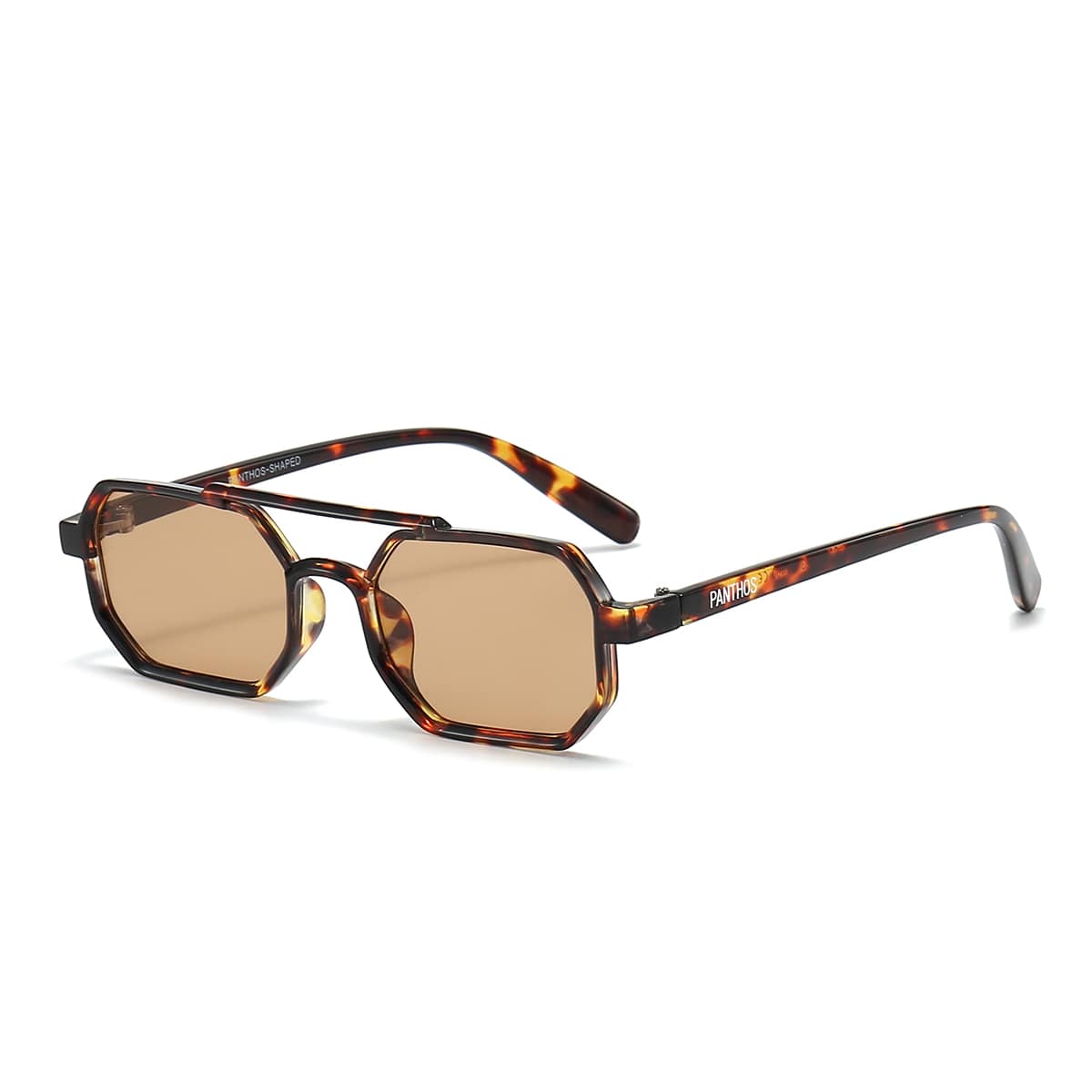 Shaped / Tortoise Brown