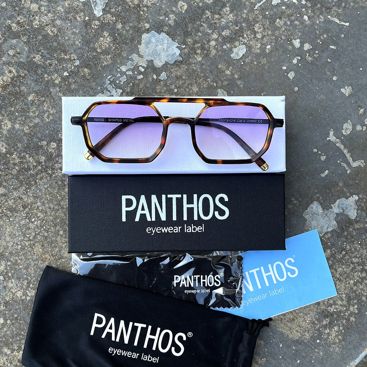 Shaped Metal / Tortoise Violet Smoke