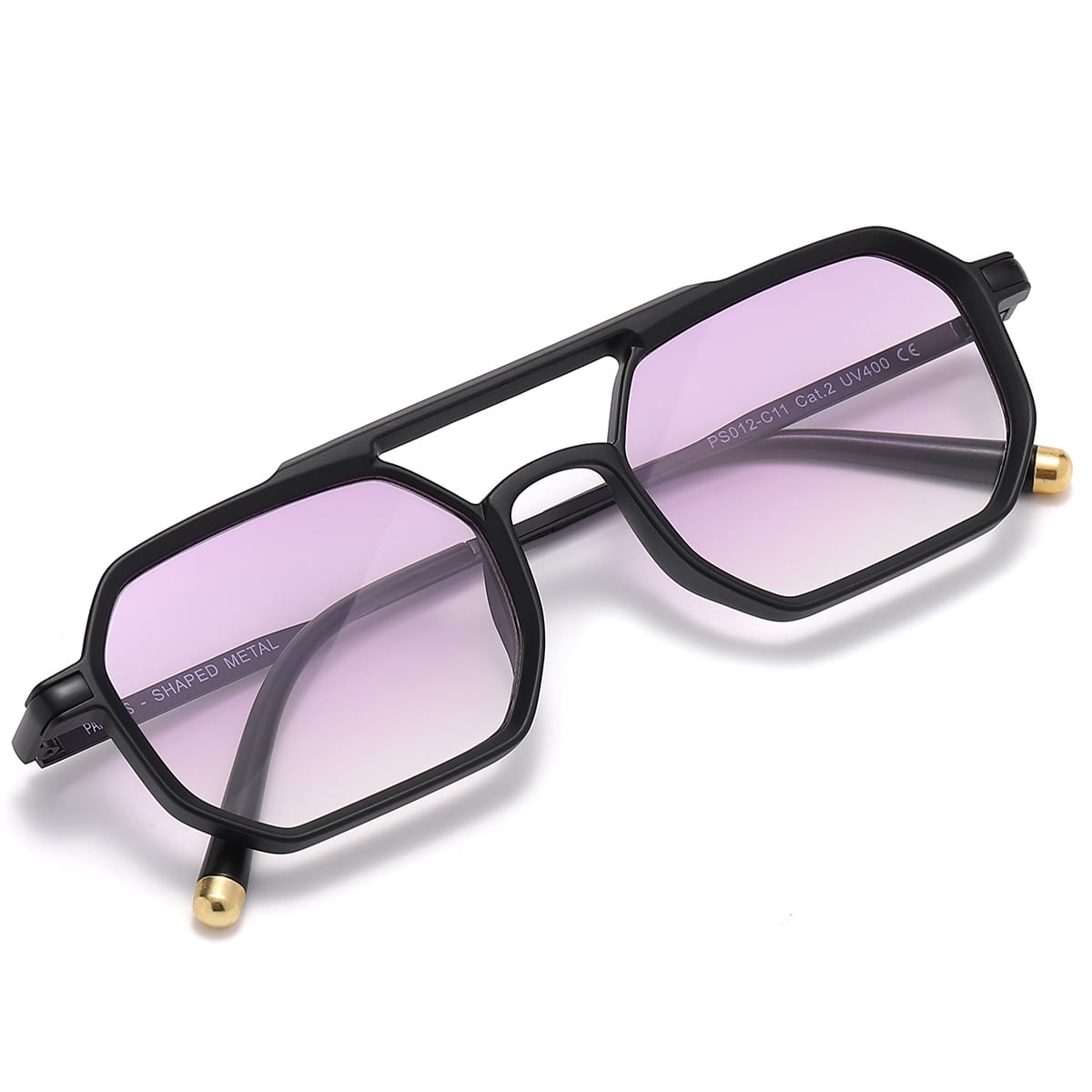 Shaped Metal / Matte Black Violet