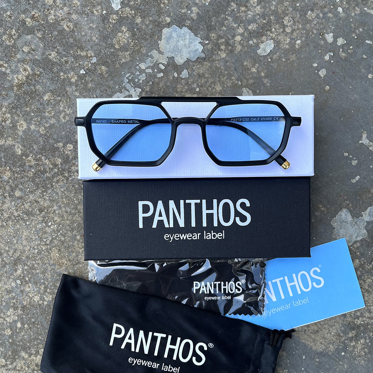 Shaped Metal / Matte Black Blue