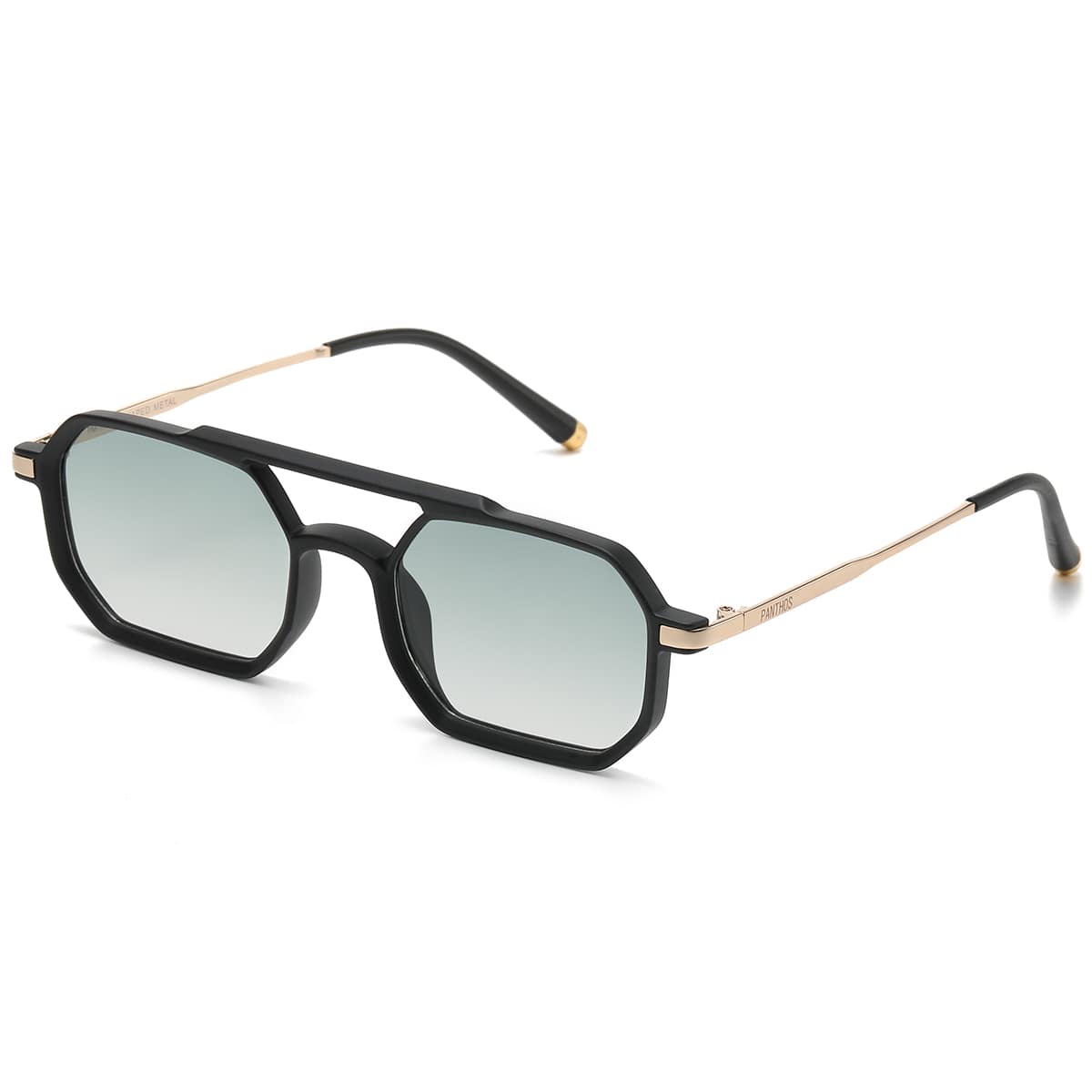 Shaped Metal / Matte Black Green Smoke