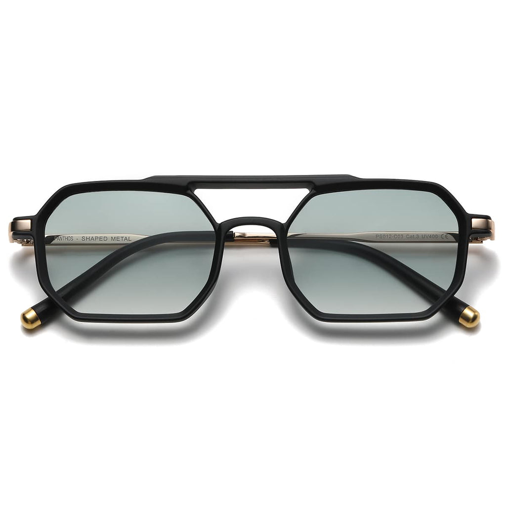 Shaped Metal / Matte Black Green Smoke