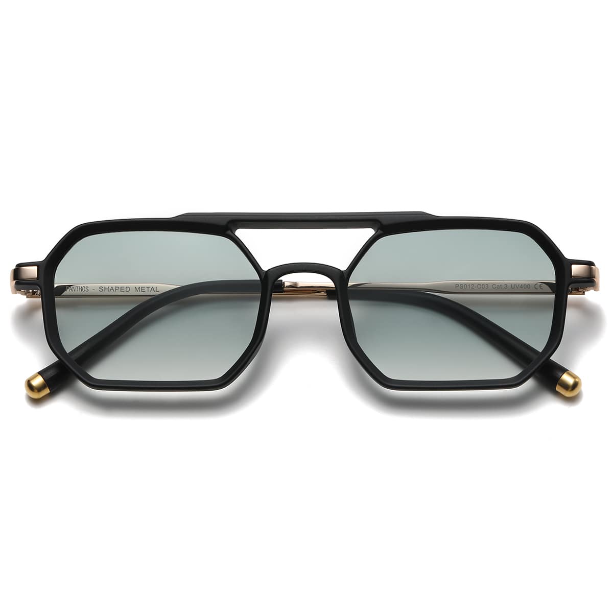 Shaped Metal / Matte Black Green Smoke