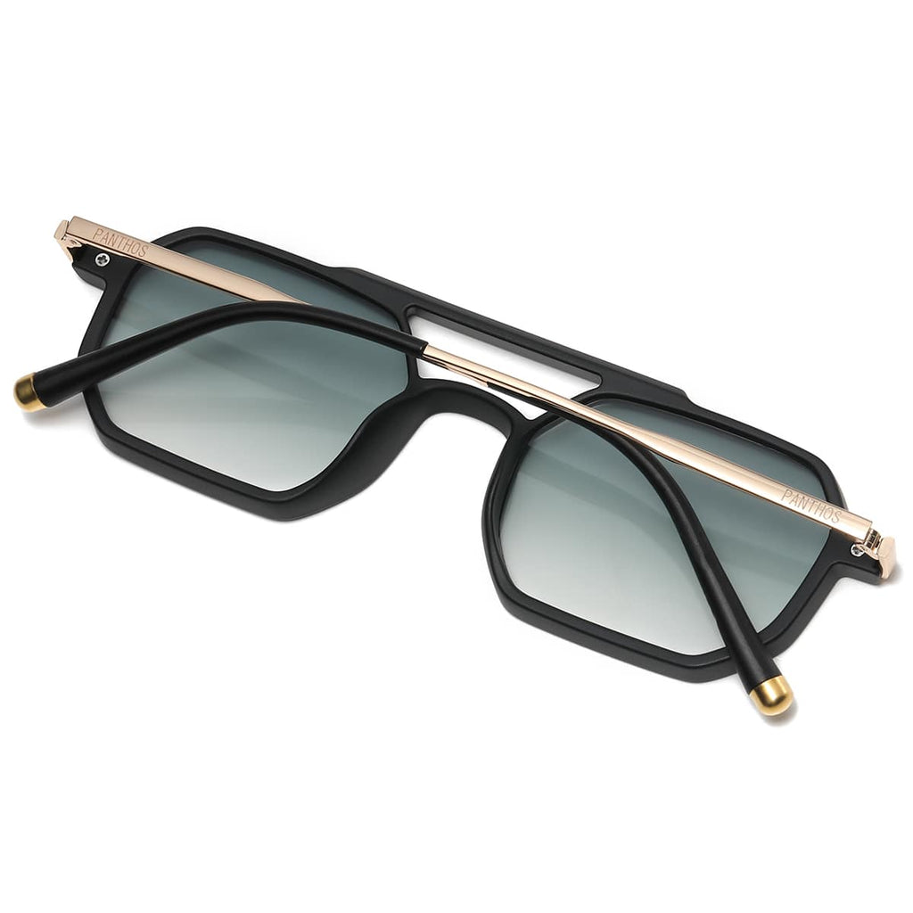 Shaped Metal / Matte Black Green Smoke
