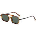 Shaped Metal / Matte Tortoise Dark Green