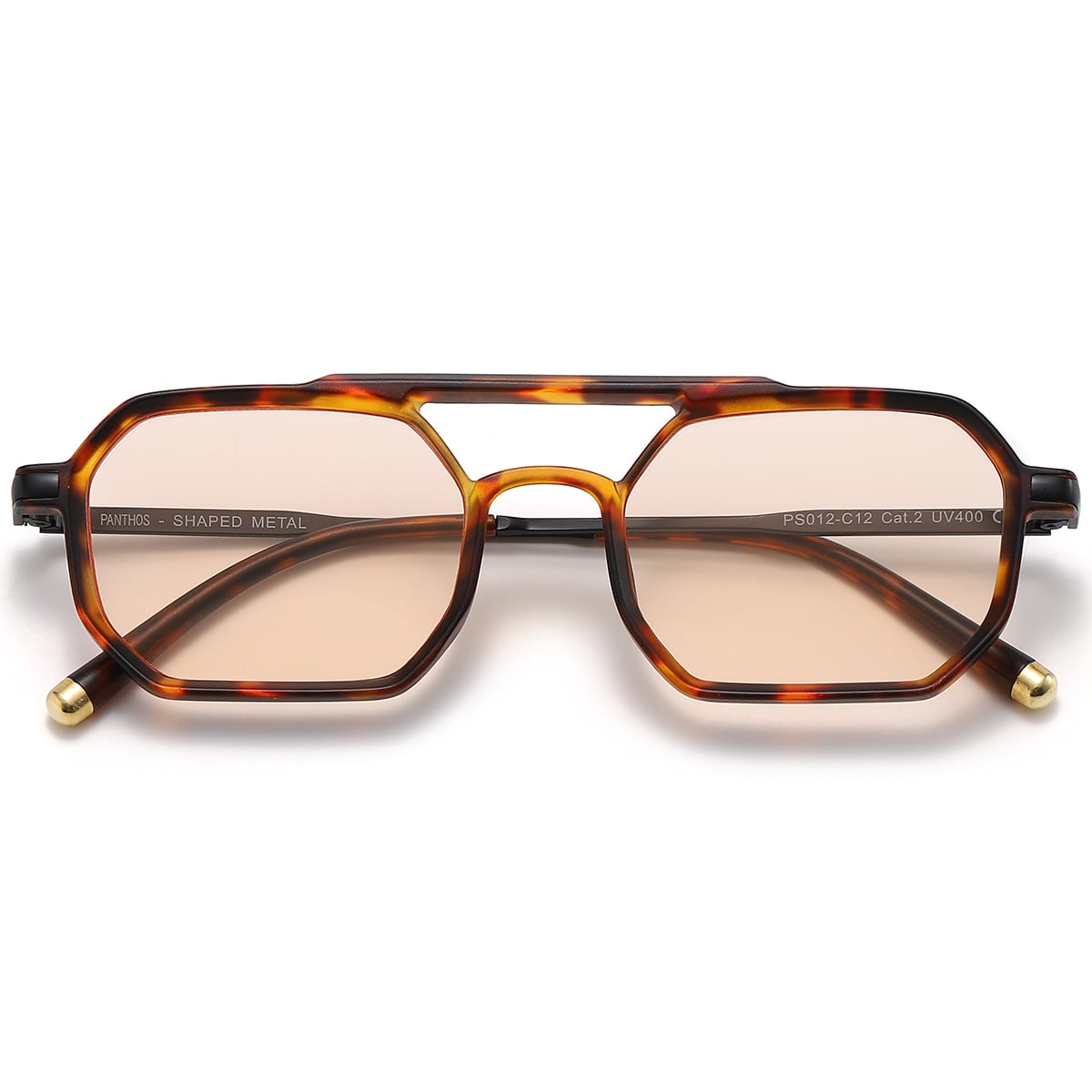 Shaped Metal / Tortoise Orange