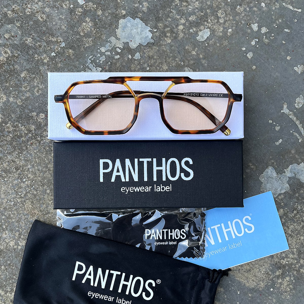 Shaped Metal / Tortoise Orange