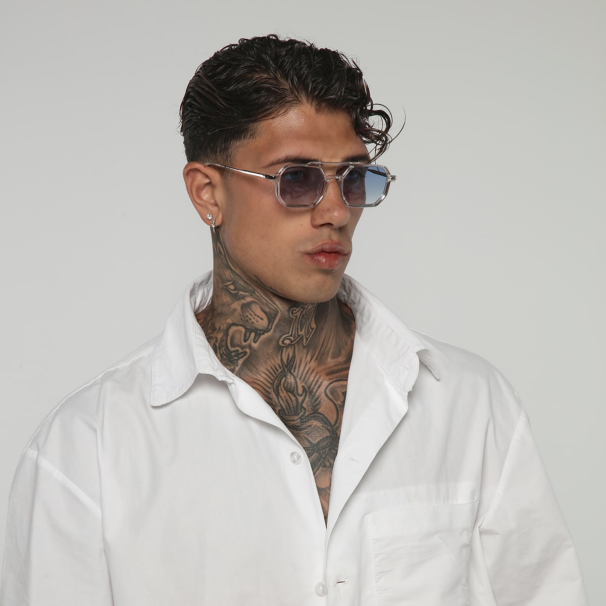 Shaped Metal / Transparent Blue Smoke