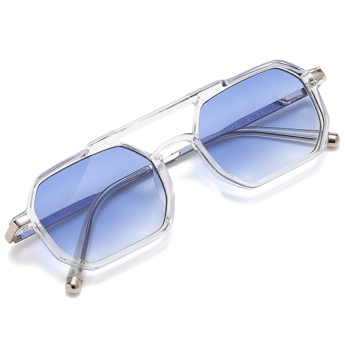 Shaped Metal / Transparent Blue Smoke