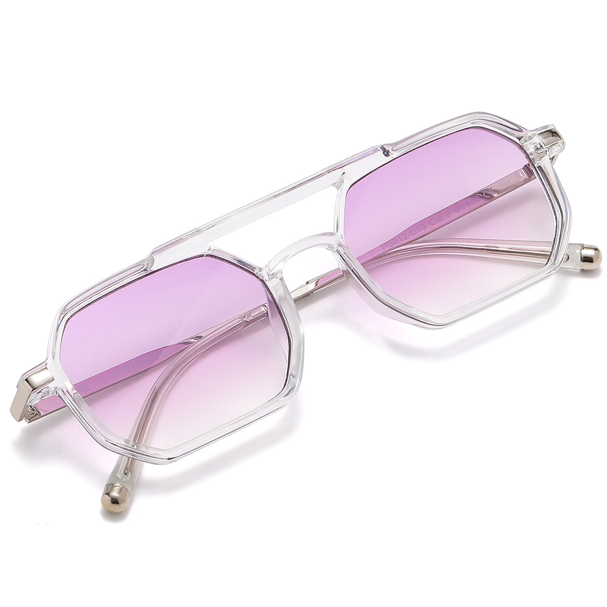 Shaped Metal / Transparent Violet Fumè