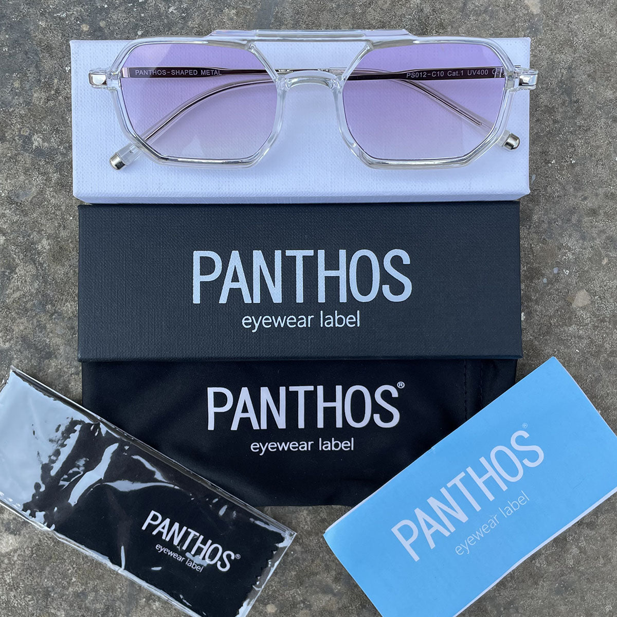 Shaped Metal / Transparent Violet Fumè