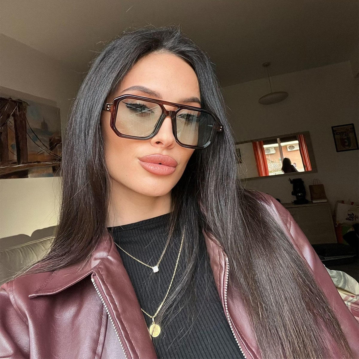 Stock / Burgundy Green